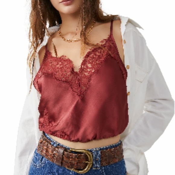 Free People Tops - FREE PEOPLE NIGHT OUT BRAMI TOP BRONZE MEDIUM